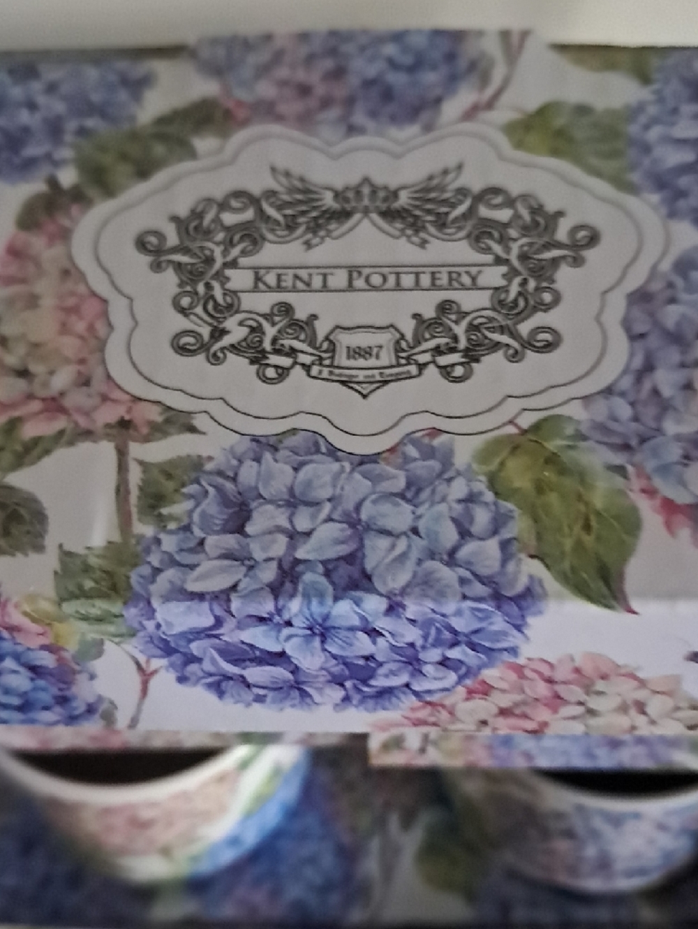 Hydrangea Ceramic Expresso Set - Picture 3 of 3